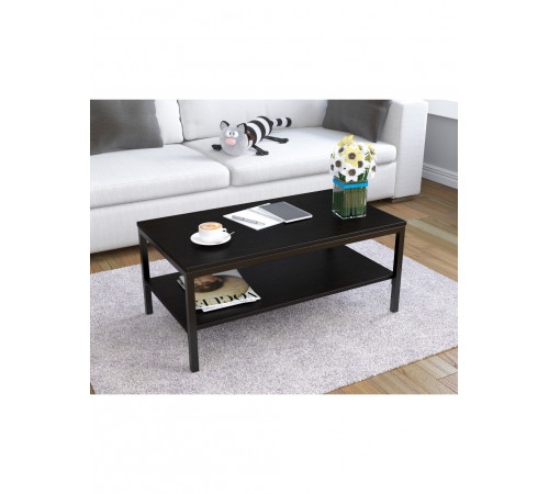 Журнальный столик L-1 с полкой (90x50 см)