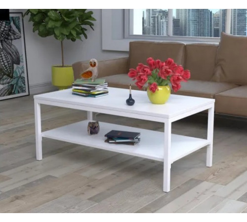 Журнальний столик L-1  з полицею (90x50 см)