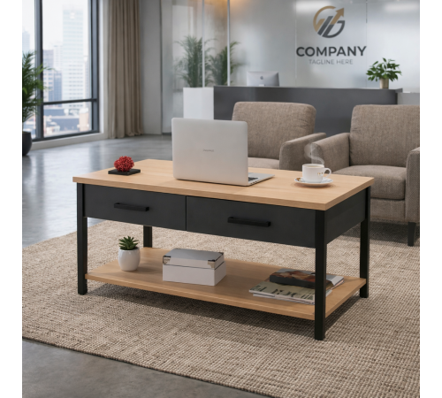 Журнальный столик L-6 с выдвижными ящиками