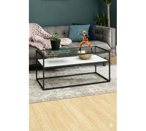 Журнальный столик ЖС 150: Эстетика стекла и прочность металла