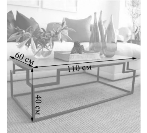 Журнальный столик ТAB-195: Лофт дизайн.