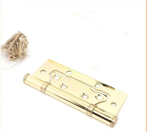 Завіса бабочка Kedr Fluch 100x63x2.0mm-2BB-PB (золото)