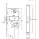 Замок KEDR 410B WC G