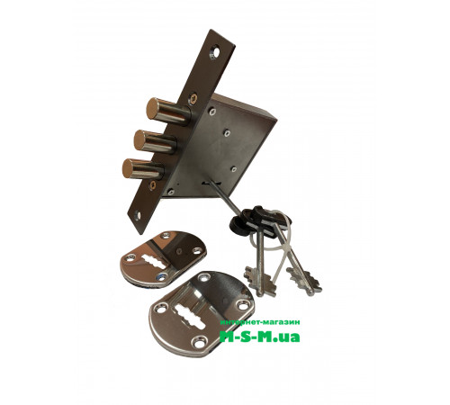 Замок МСМ сувальдный 3 ключа