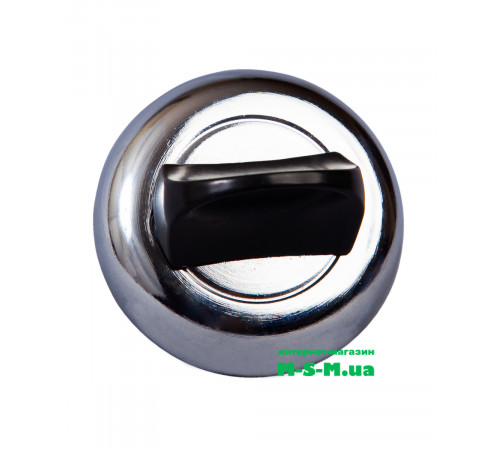 Задвижка врезная односторонняя Арико Черный/Хром