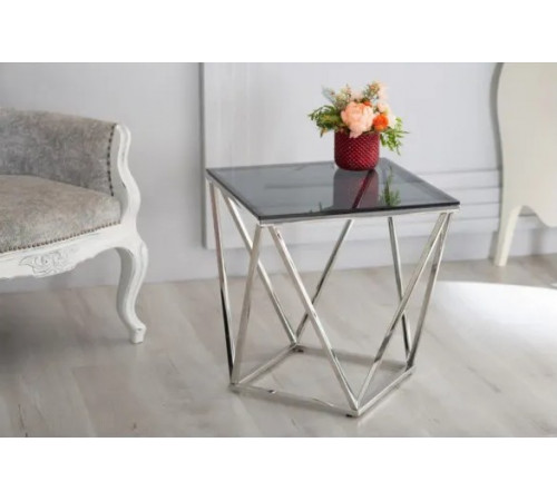 Кофейный стол CP-2 серебро Vetro