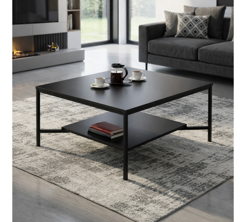 Квадратный журнальный столик Tromso в стиле Loft