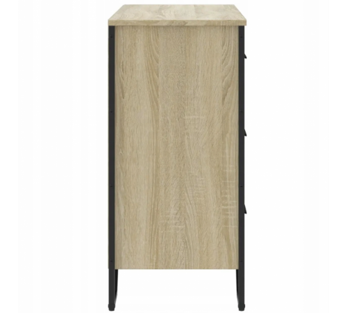 Комод дуб Сонома 91×35,5×74,5 см – надежный и просторный комод от MSM.