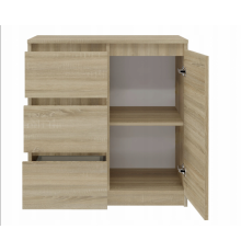 Комод 1D3S з 1 дверима, 3 ящиками