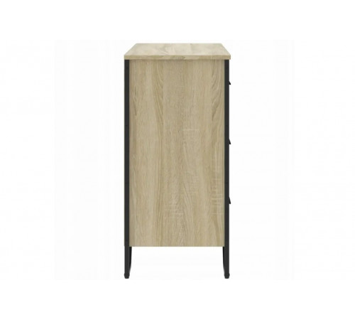 Комод дуб Сонома 91×35,5×74,5 см – надежный и просторный комод от MSM.