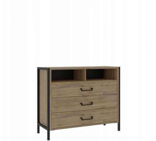 Комод HUD дуб Сонома — вместительный и стильный комод для спальни или гостиной.