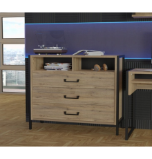 Комод HUD для спальни и гостиной, дуб сонома.