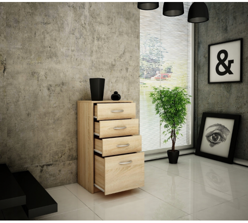 Комод с ящиками дуб Сонома MSM – комфорт и стиль для вашего пространства