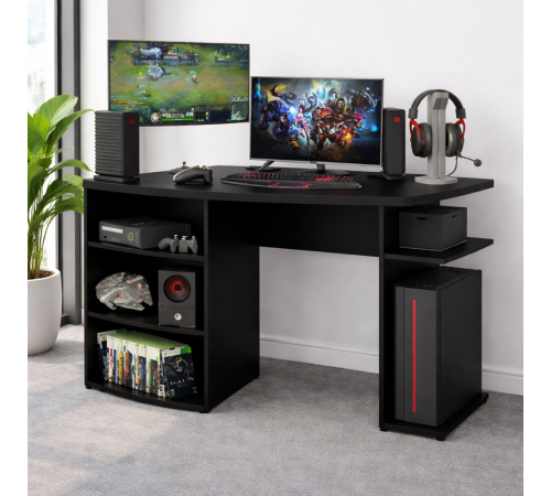 Компьютерный стол Madesa, черный