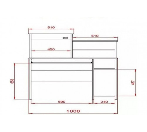 Компьютерный стол Mosconi