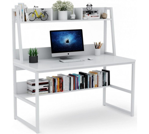 Компьютерный стол в стиле лофт с металлическим каркасом