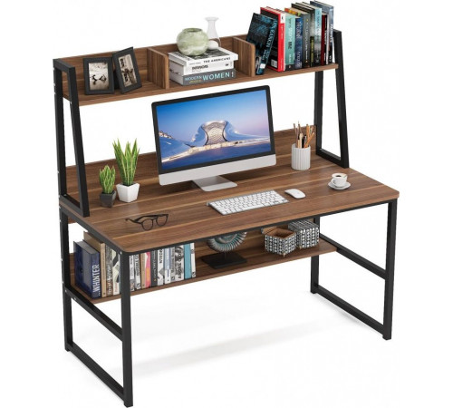 Компьютерный стол в стиле лофт с металлическим каркасом