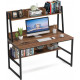Компьютерный стол в стиле лофт с металлическим каркасом