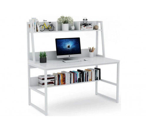 Компьютерный стол в стиле лофт с металлическим каркасом