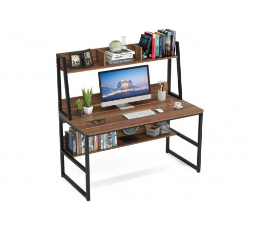 Компьютерный стол в стиле лофт с металлическим каркасом