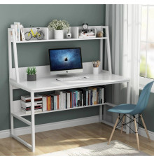 Комп'ютерний стіл з книжковою полицею