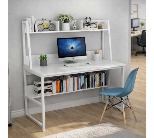 Компьютерный стол в стиле лофт с металлическим каркасом