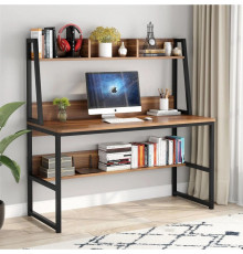 Комп'ютерний стіл з книжковою полицею