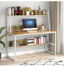 Комп'ютерний стіл з книжковою полицею