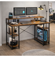 Компьютерный стол с полкой для монитора