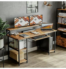 Комп'ютерний стіл на металевій основі