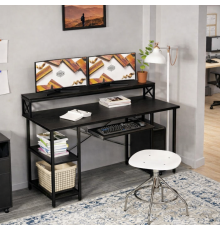 Комп'ютерний стіл на металевій основі