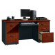 Компактный стол Credenza Via Double Pedestal (152×60×76 см)