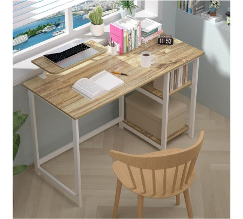 Компьютерный домашний стол GreenForest с подставкой для дисплея