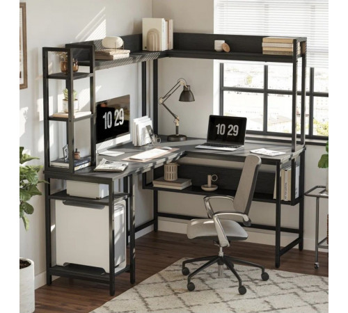 Компьютерный угловой стол Vouaux L‑образный