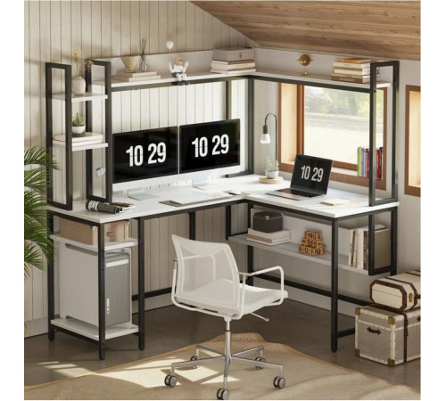 Компьютерный угловой стол Vouaux L‑образный