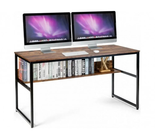 Компьютерный стол на металлической основе