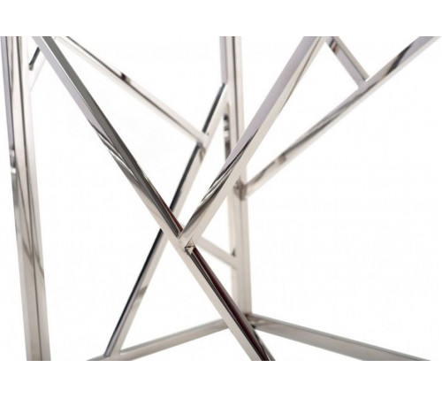 Консоль CF-3 прозрачное серебро Vetro MSMLOFT