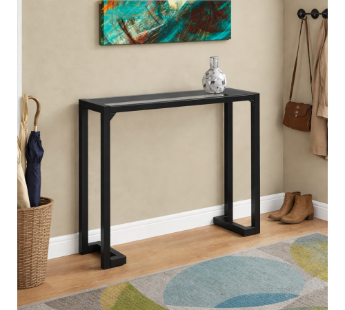 Консоль современная со стеклом