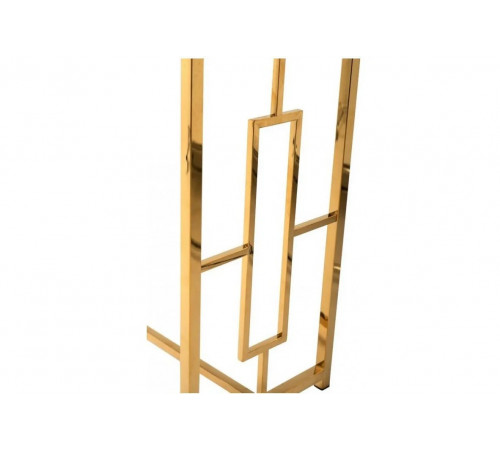 Консоль CL-3 прозрачная золотистая Vetro MSMLOFT