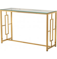 Консоль Vetro CL-3 прозрачний/ золото , MSMLOFT