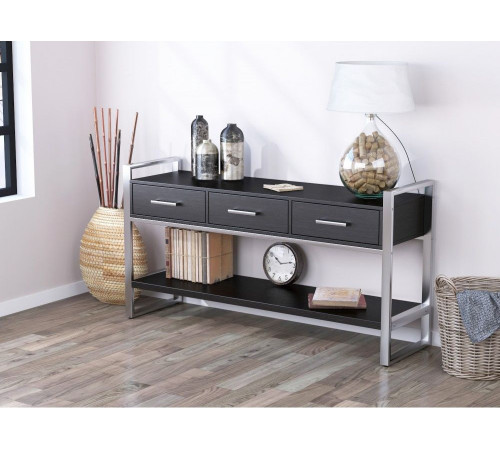 Консоль з ящиками L-145 Хром MSMLOFT