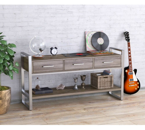 Консоль з ящиками L-145 Хром MSMLOFT