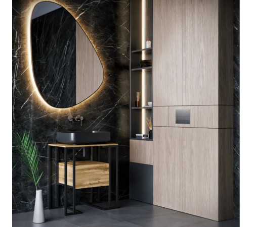 Консоль-тумба под умывальник в ванну, стиль LOFT, 640×395×690 мм (МСМ)