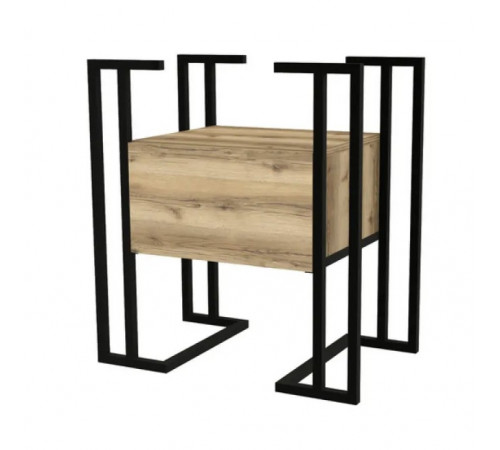 Консоль-тумба под умывальник в ванну, стиль LOFT, 640×395×690 мм (МСМ)