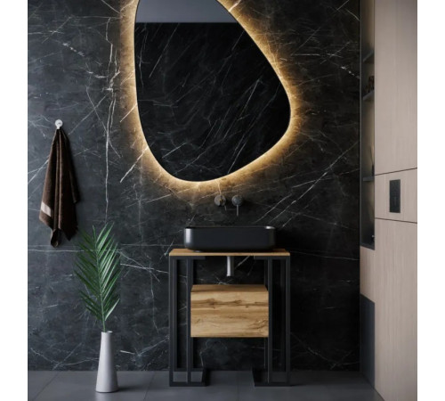 Консоль-тумба под умывальник в ванну, стиль LOFT, 640×395×690 мм (МСМ)