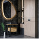 Консоль-тумба под умывальник в ванну, стиль LOFT, 640×395×690 мм (МСМ)