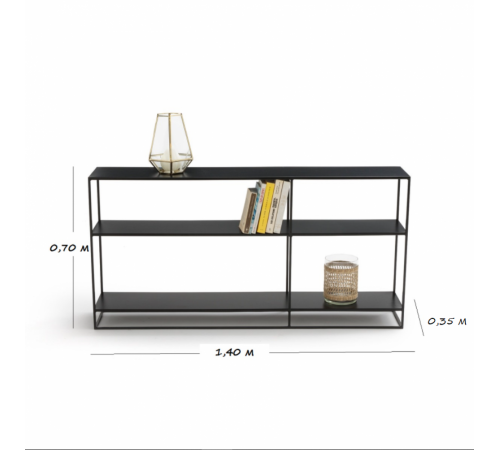 Консоль в стиле MSMLOFT (металлический каркас)