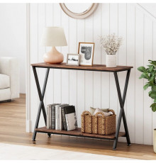 Консольний стиль вузського столика напередодні