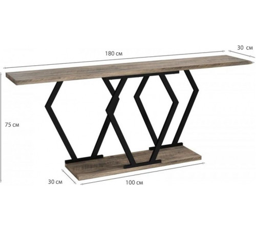 Консольный стол 180×30×75