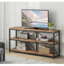 Консольний стіл із 3-ярусними полицями для зберігання